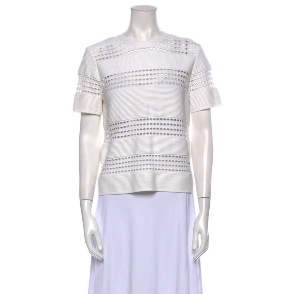 NWOT A.L.C‎ Bateau White Short Sleeve Top Size Small